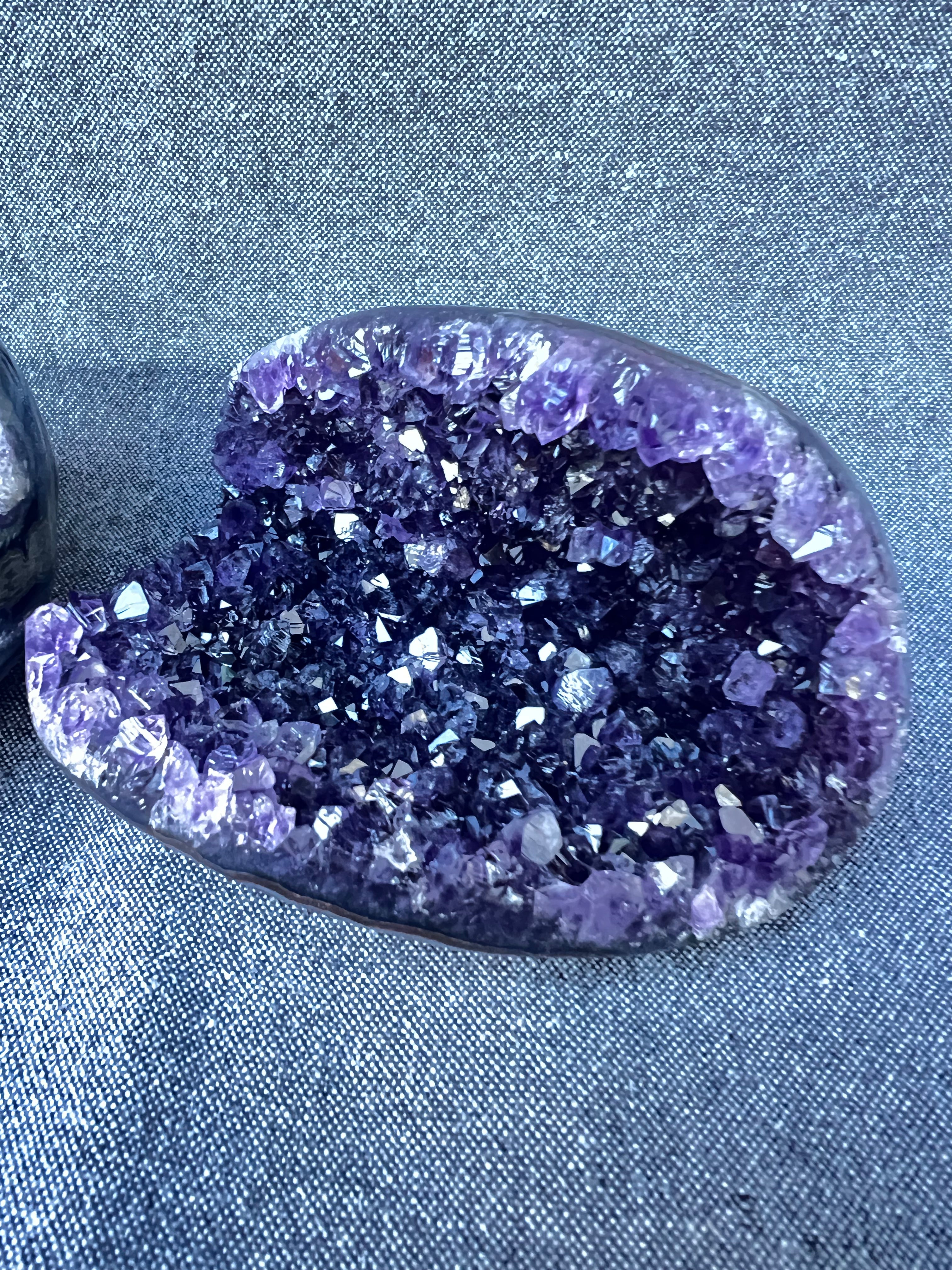 The Sovereign Duet — 1.2kg Curated Amethyst Specimen Pair